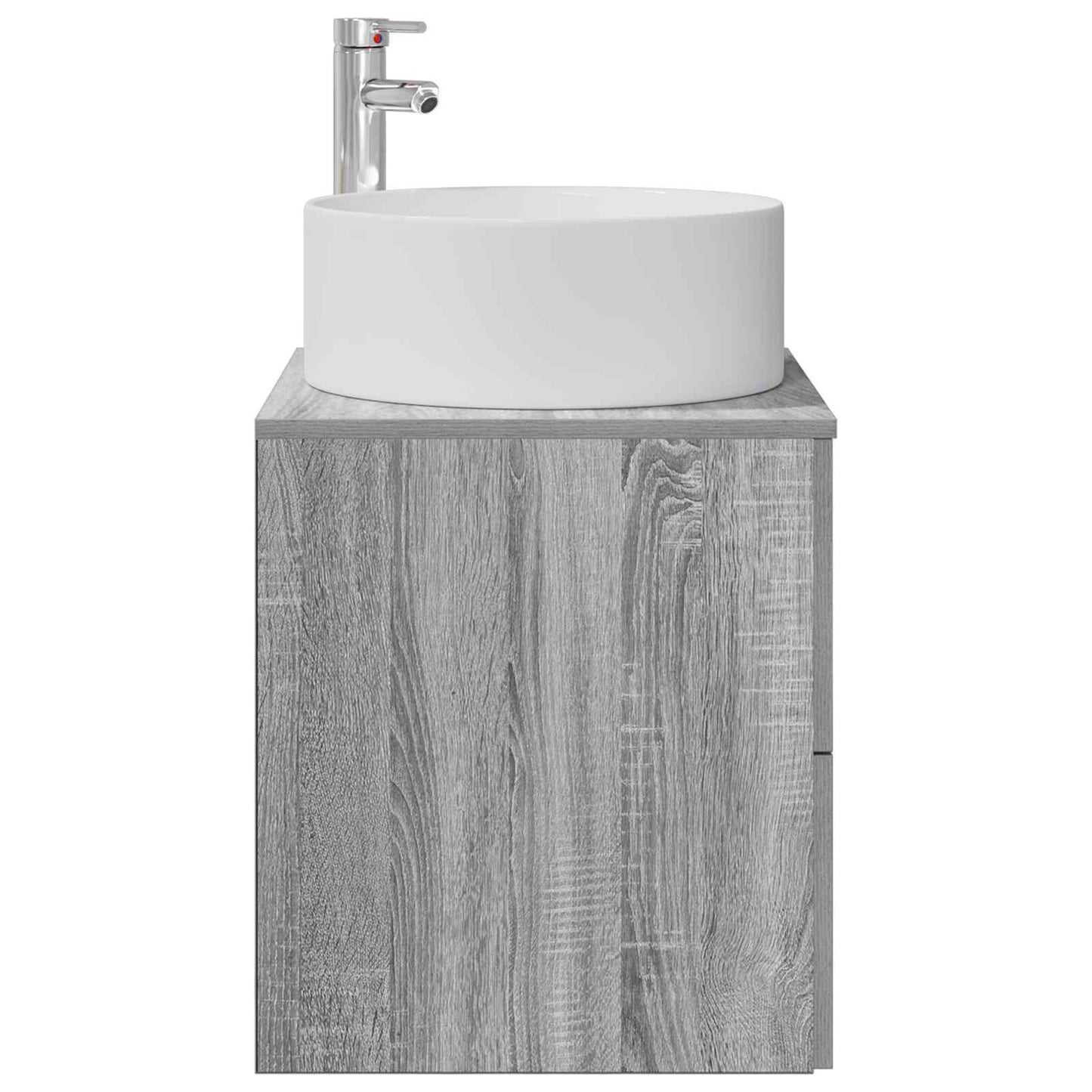 Mobile Lavabo da Parete Sonoma grigio 49,5 x 44,5 x 65,5 cm | homemem39