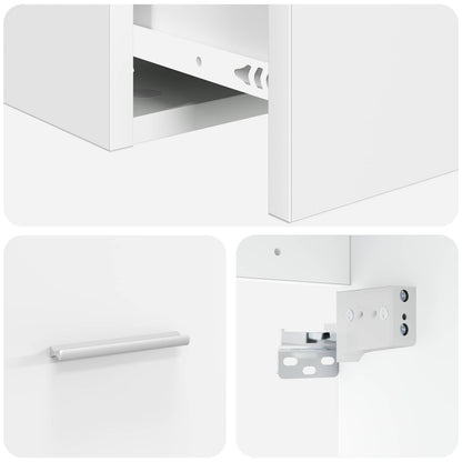 Mobile da Bagno da Muro Bianco 62,5 x 44,5 x 50 cm | homemem39