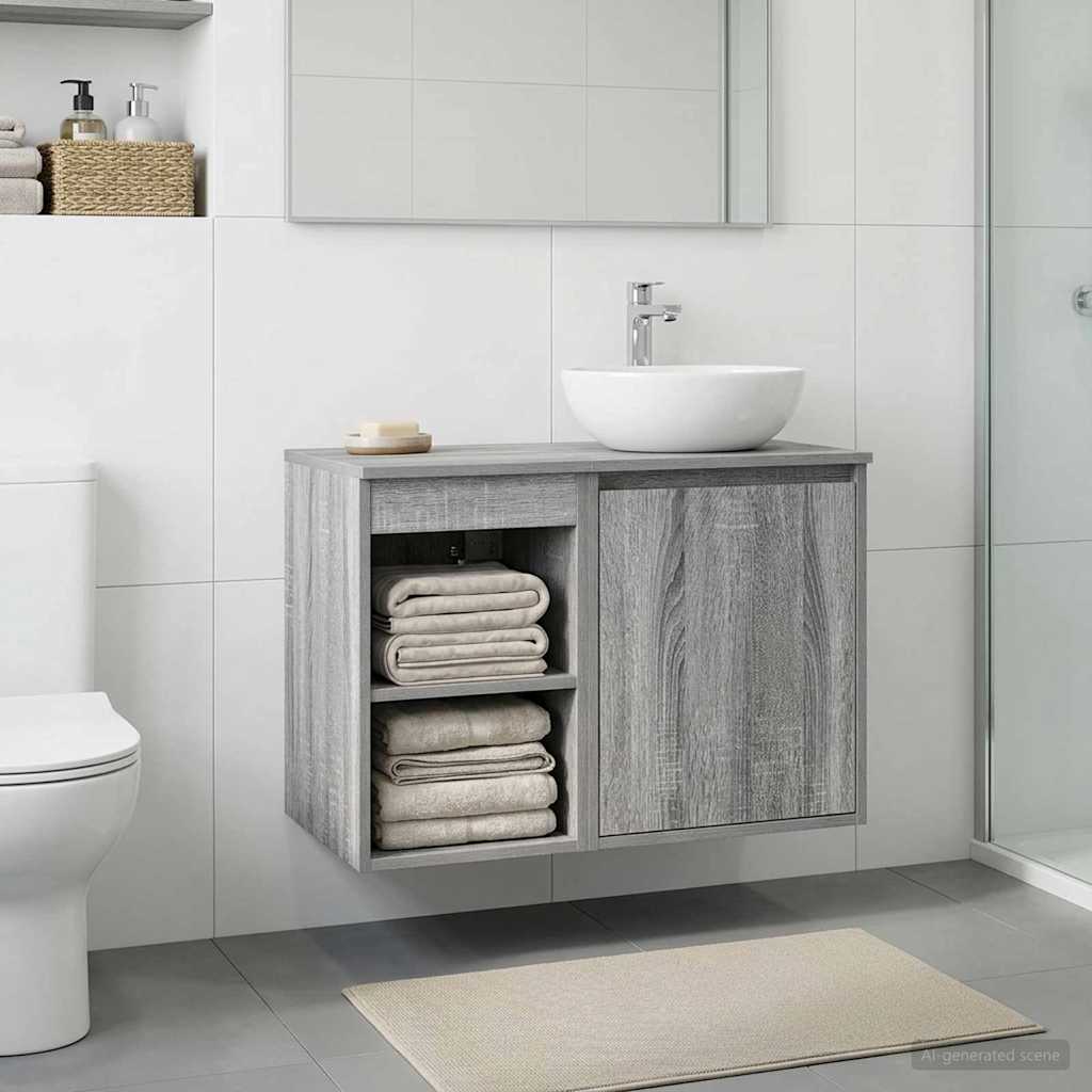 Armadio Bagno In-between Sonoma grigio 30 x 41 x 50 cm | homemem39
