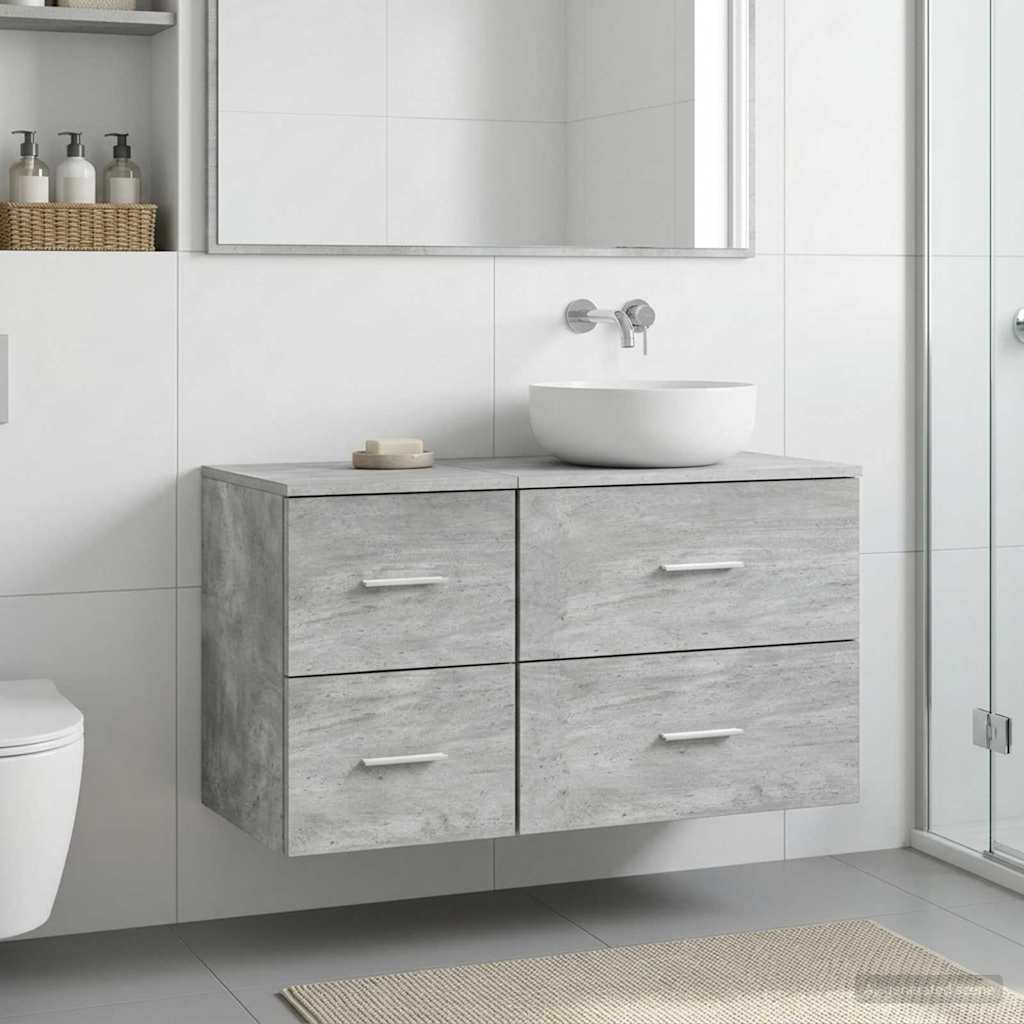 Armadio Bagno In-between Grigio Cemento 30 x 41 x 50 cm | homemem39