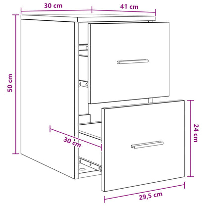 Armadio Bagno In-between Rovere Artigianale 30 x 41 x 50 cm | homemem39