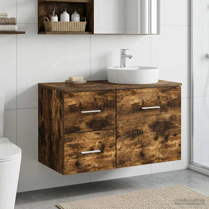 Armadio Bagno In-between Rovere Fumo 30 x 44,5 x 50 cm | homemem39