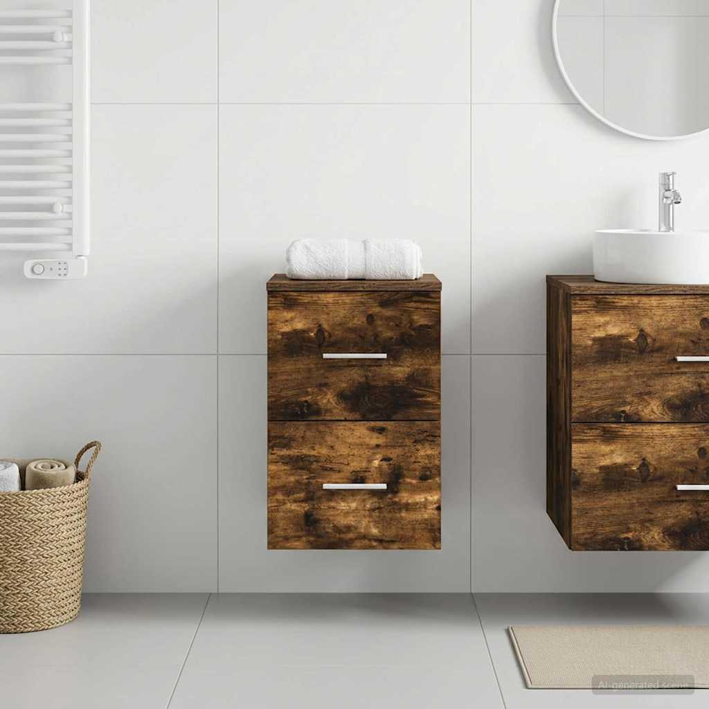 Armadio Bagno In-between Rovere Fumo 30 x 44,5 x 50 cm | homemem39