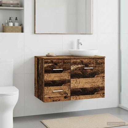 Armadio Bagno In-between Rovere Artigianale 30 x 44,5 x 50 cm