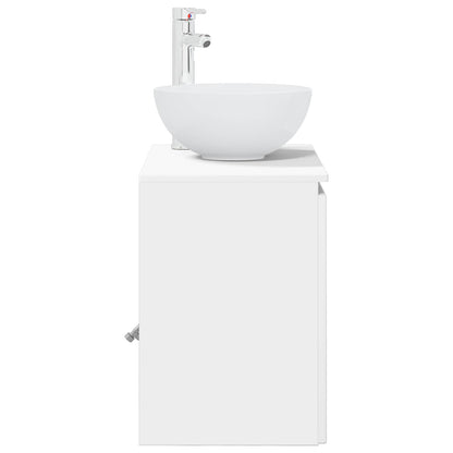 Mobile Lavabo da Parete Bianco 49,5 x 35 x 63 cm | homemem39