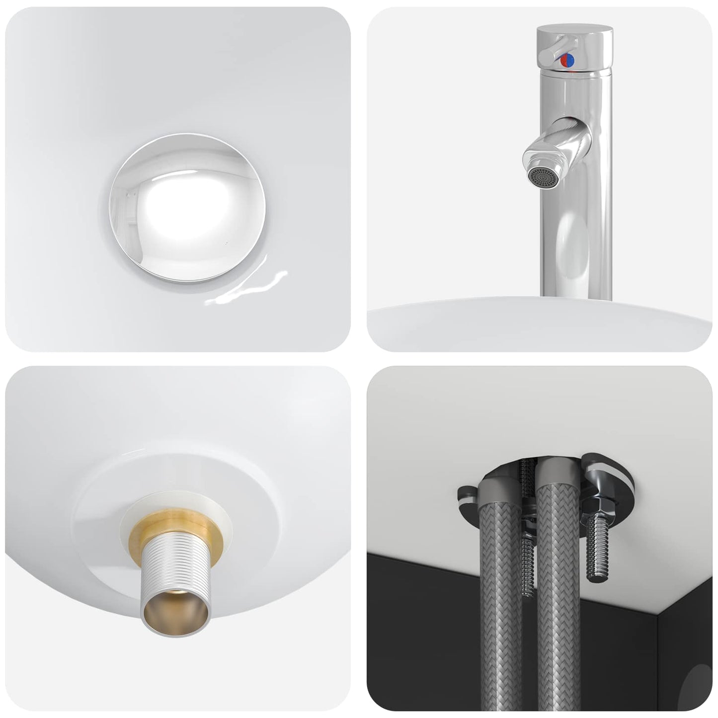 Mobile Lavabo da Parete Nero 49,5 x 35 x 63 cm | homemem39