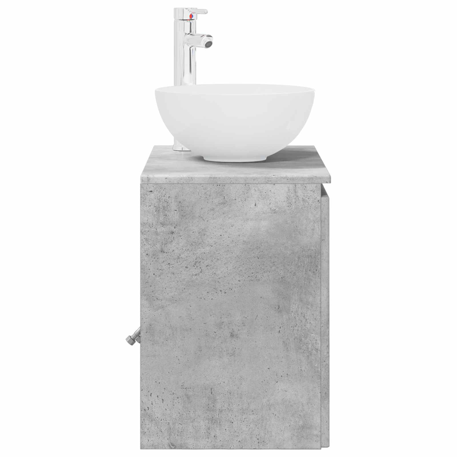 Mobile Lavabo da Parete Grigio Cemento 49,5 x 35 x 63 cm | homemem39