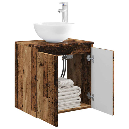 Mobile Lavabo da Parete Legno antico 49,5 x 35 x 63 cm | homemem39