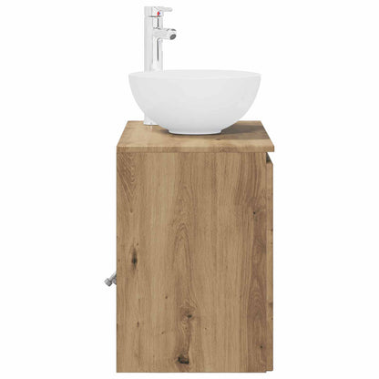 Mobile Lavabo da Parete Rovere Artigianale 49,5 x 35 x 63 cm | homemem39