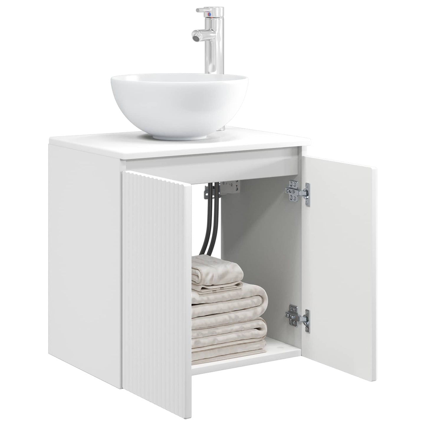 Mobile Lavabo da Parete Bianco 49,5 x 41 x 64,5 cm | homemem39