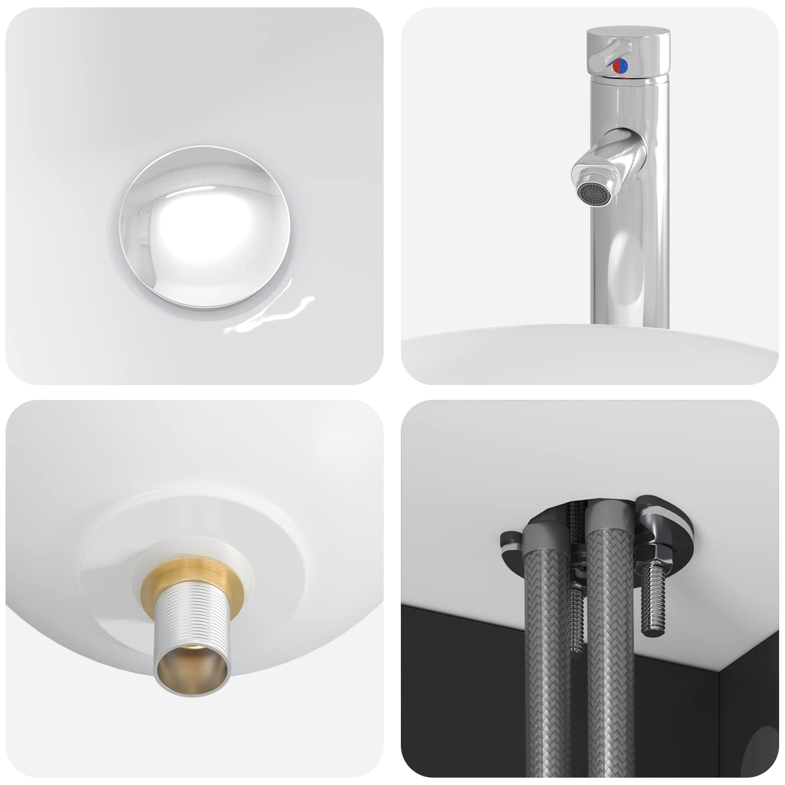 Mobile Lavabo da Parete Nero 49,5 x 41 x 64,5 cm | homemem39