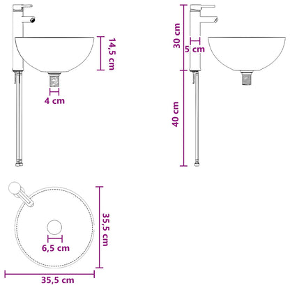 Mobile Lavabo da Parete Nero 49,5 x 41 x 64,5 cm | homemem39