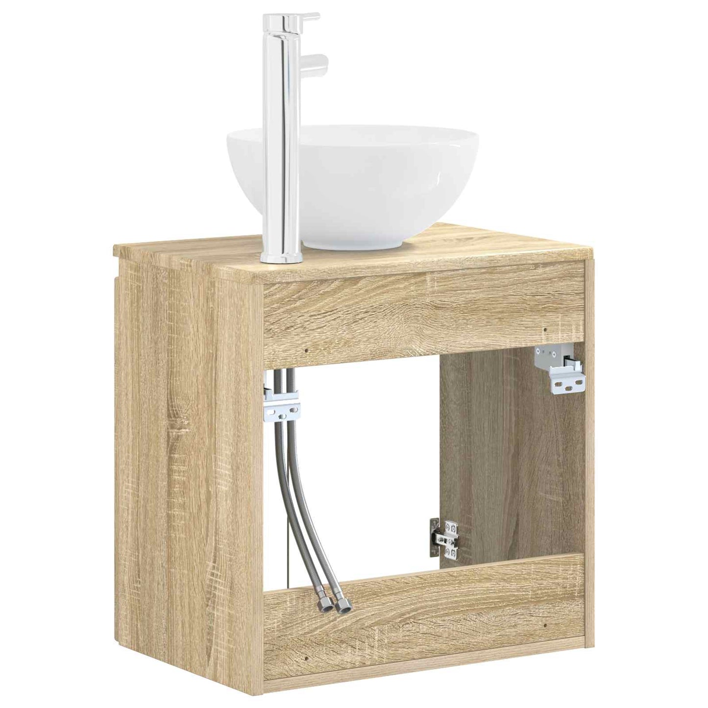 Mobile Lavabo da Parete Rovere Sonoma 49,5 x 41 x 64,5 cm | homemem39