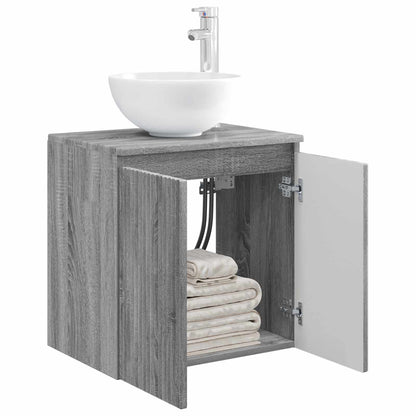 Mobile Lavabo da Parete Sonoma grigio 49,5 x 41 x 64,5 cm | homemem39