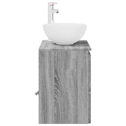 Mobile Lavabo da Parete Sonoma grigio 49,5 x 41 x 64,5 cm | homemem39
