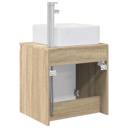 Mobile Lavabo da Parete Rovere Sonoma 49,5 x 41 x 63 cm | homemem39