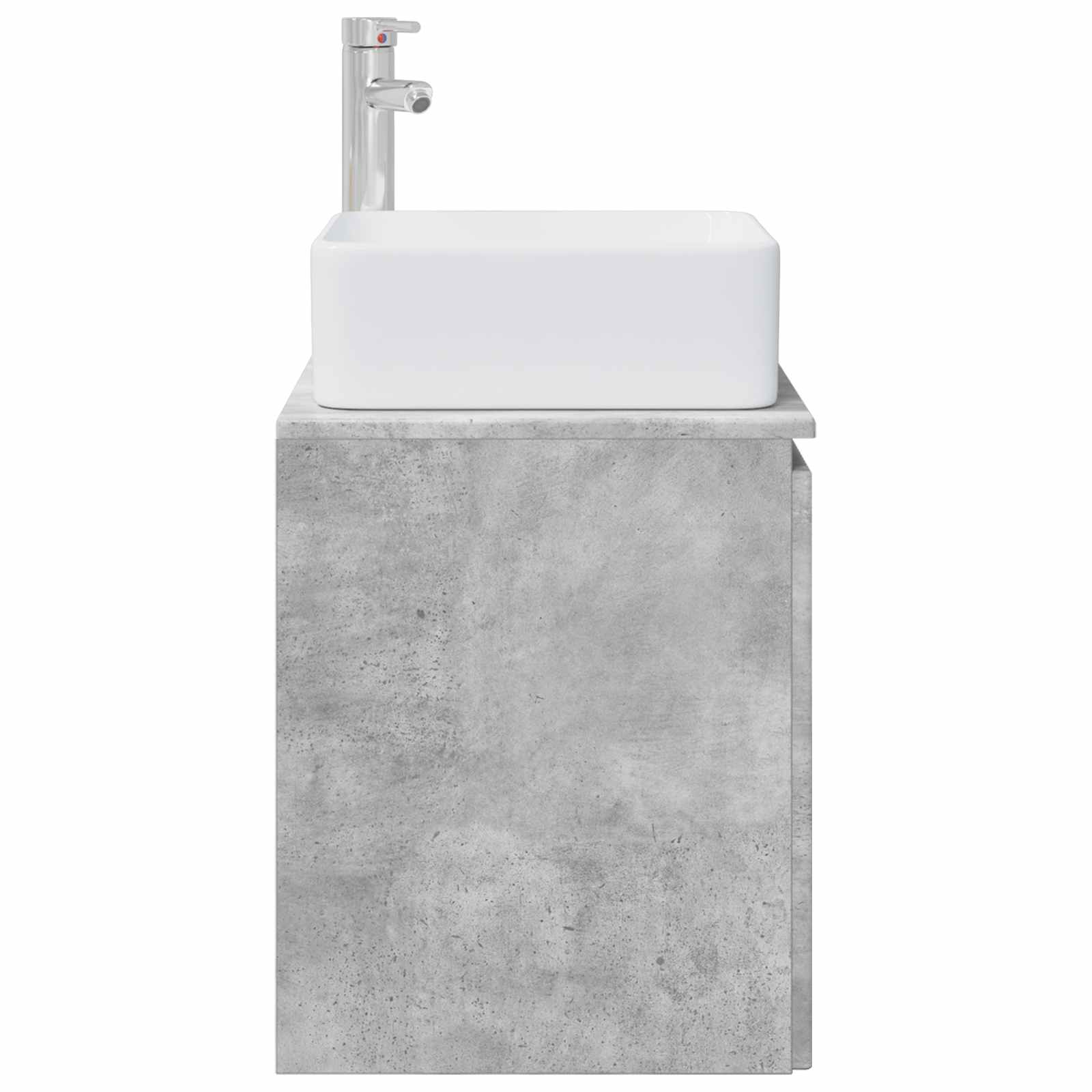 Mobile Lavabo da Parete Grigio Cemento 49,5 x 41 x 63 cm | homemem39