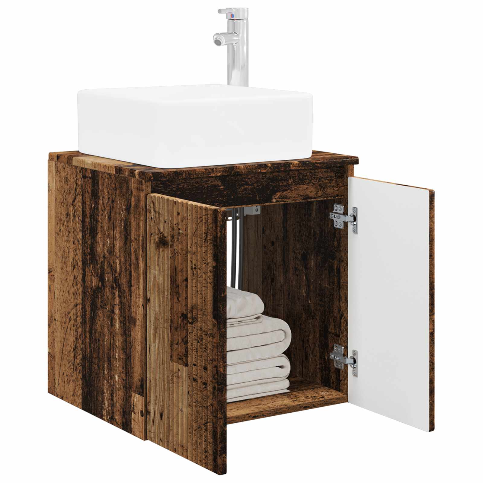 Mobile Lavabo da Parete Legno antico 49,5 x 41 x 63 cm | homemem39