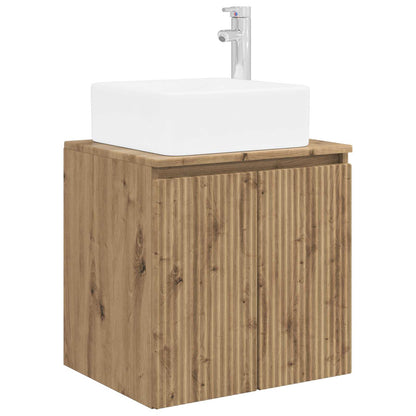 Mobile Lavabo da Parete Rovere Artigianale 49,5 x 41 x 63 cm | homemem39