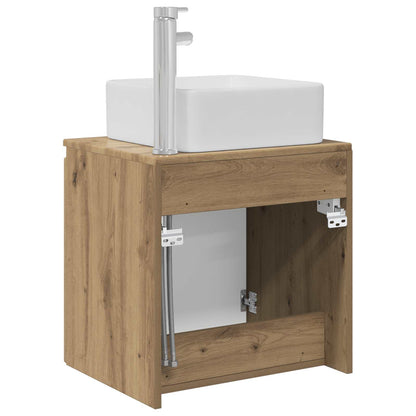 Mobile Lavabo da Parete Rovere Artigianale 49,5 x 41 x 63 cm | homemem39