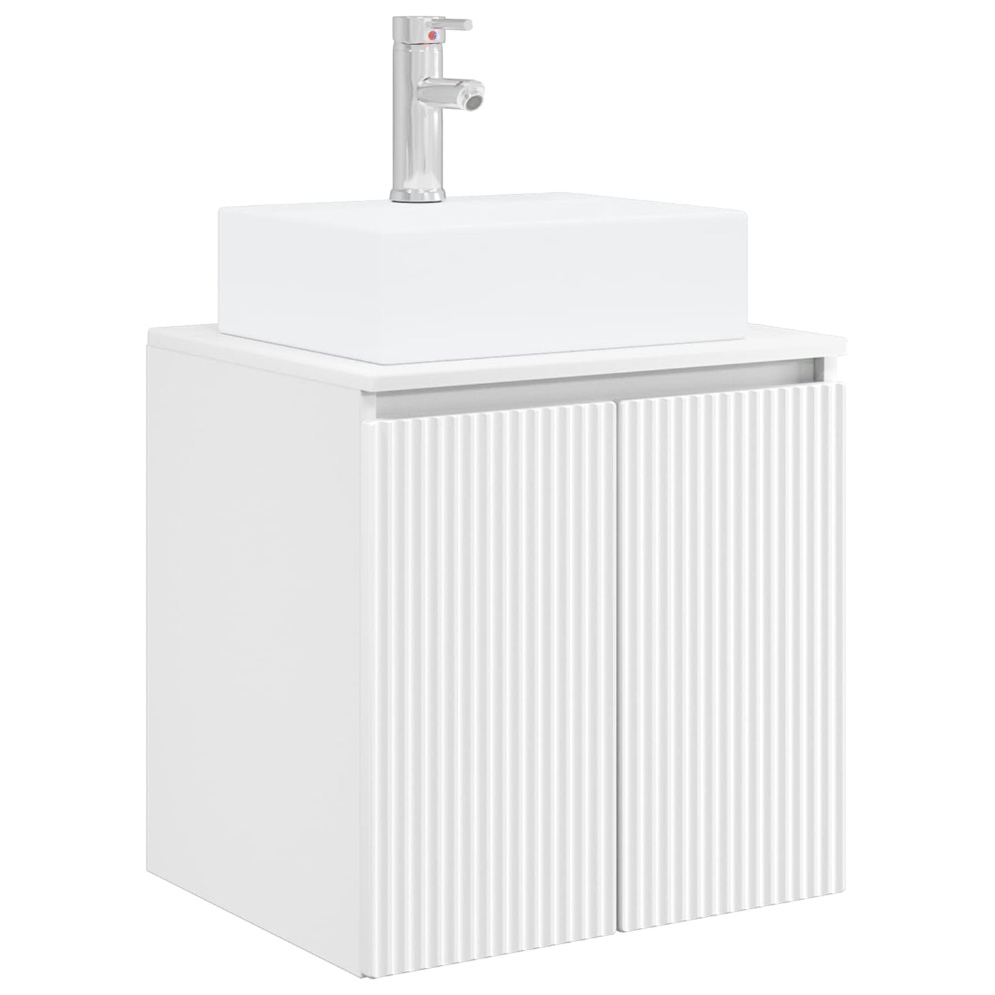 Mobile Lavabo da Parete Bianco 49,5 x 41 x 62,5 cm | homemem39