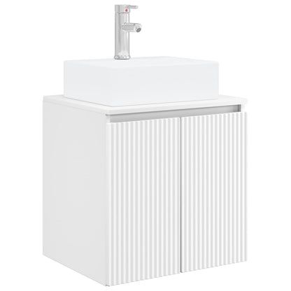 Mobile Lavabo da Parete Bianco 49,5 x 41 x 62,5 cm | homemem39