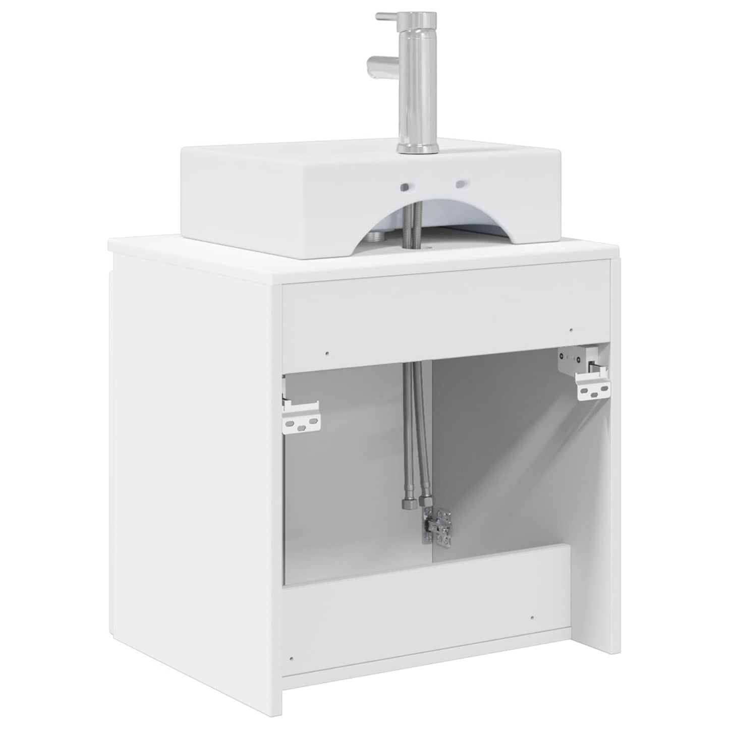Mobile Lavabo da Parete Bianco 49,5 x 41 x 62,5 cm | homemem39
