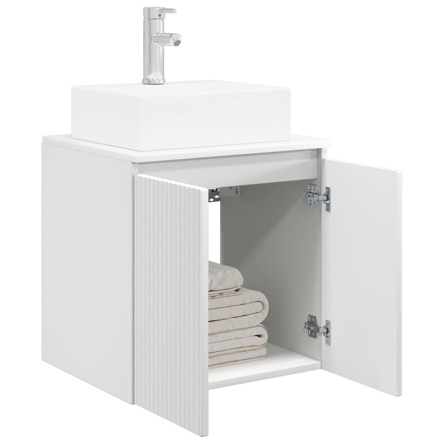 Mobile Lavabo da Parete Bianco 49,5 x 41 x 62,5 cm | homemem39