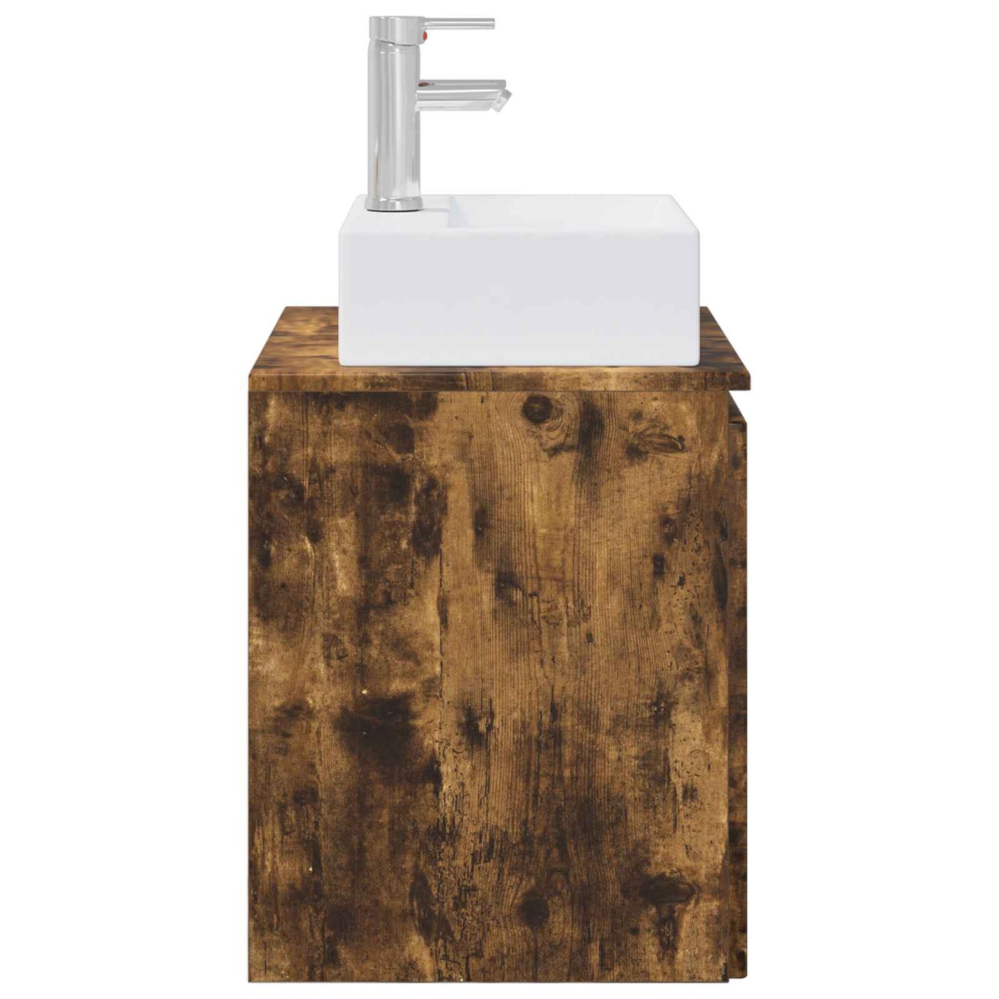 Mobile Lavabo da Parete Rovere Fumo 49,5 x 41 x 62,5 cm | homemem39