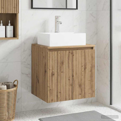 Mobile Lavabo da Parete Rovere Artigianale 49,5 x 41 x 62,5 cm | homemem39