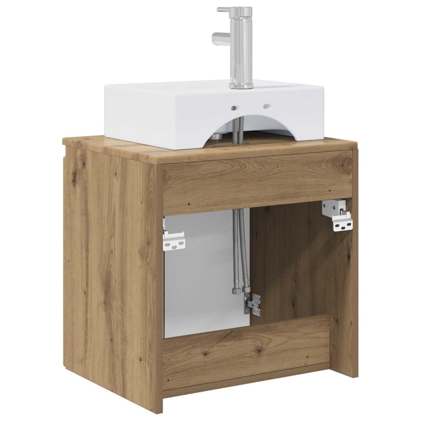 Mobile Lavabo da Parete Rovere Artigianale 49,5 x 41 x 62,5 cm | homemem39