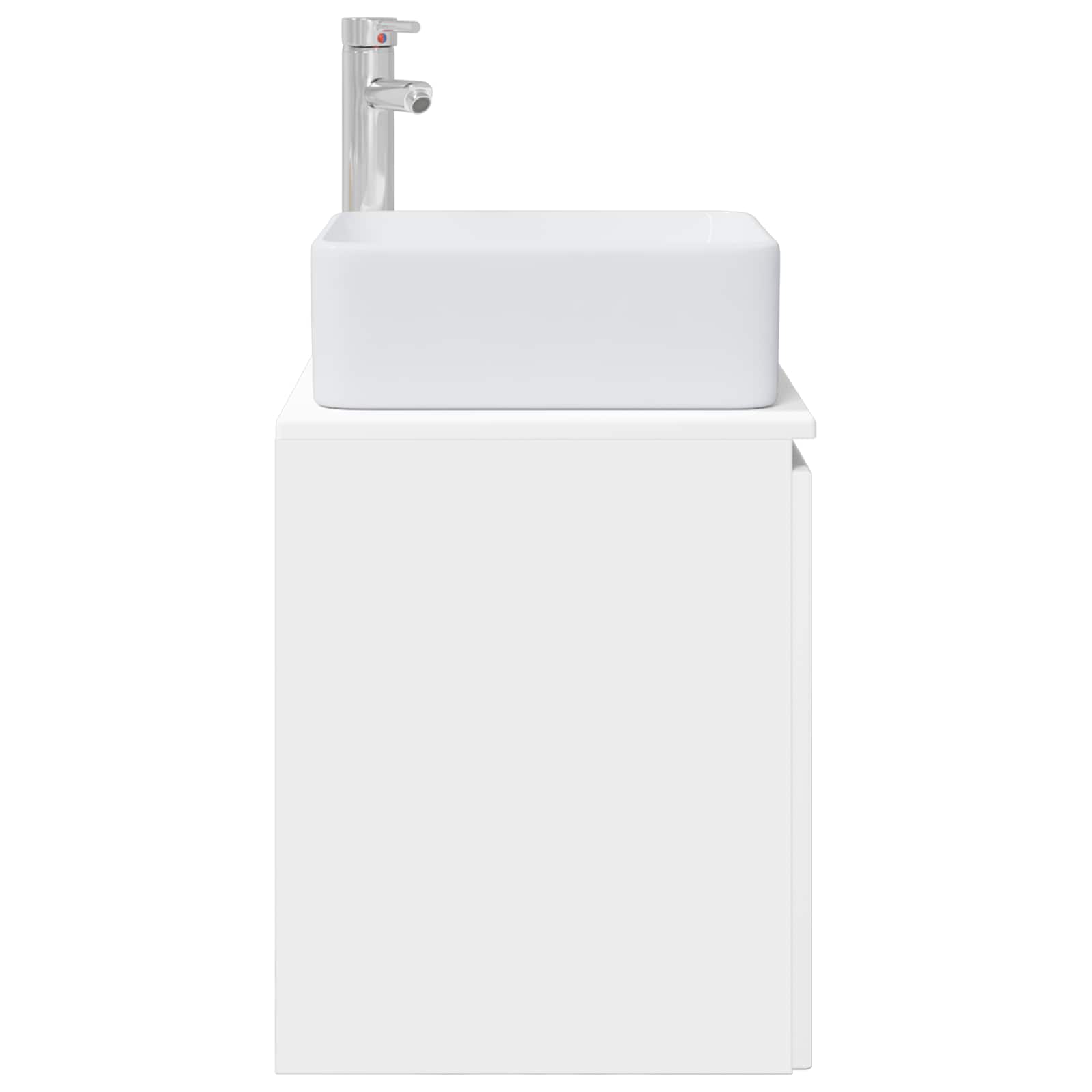 Mobile Lavabo da Parete Bianco 53 x 35 x 63 cm | homemem39