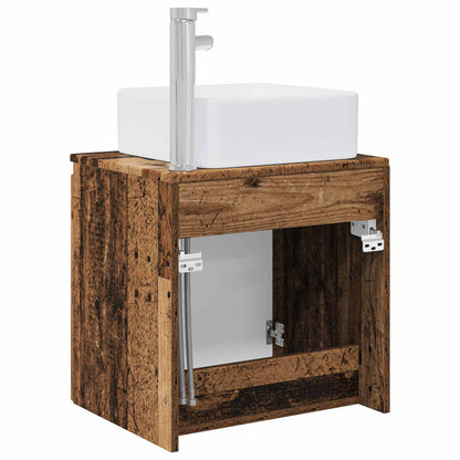 Mobile Lavabo da Parete Legno antico 53 x 35 x 63 cm | homemem39