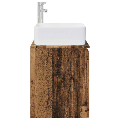 Mobile Lavabo da Parete Legno antico 53 x 35 x 63 cm | homemem39