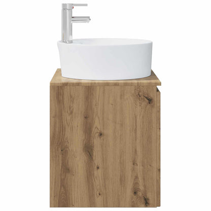 Mobile Lavabo da Parete Rovere Artigianale 49,5 x 44,5 x 65 cm | homemem39