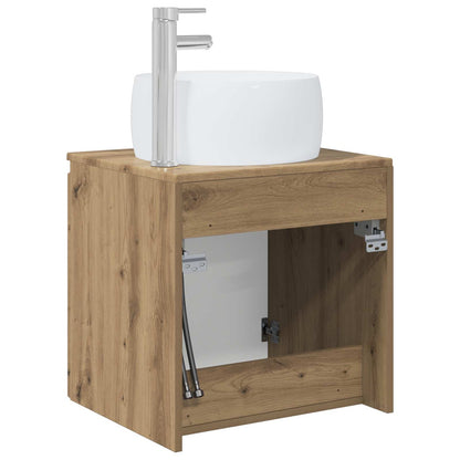 Mobile Lavabo da Parete Rovere Artigianale 49,5 x 44,5 x 66 cm | homemem39