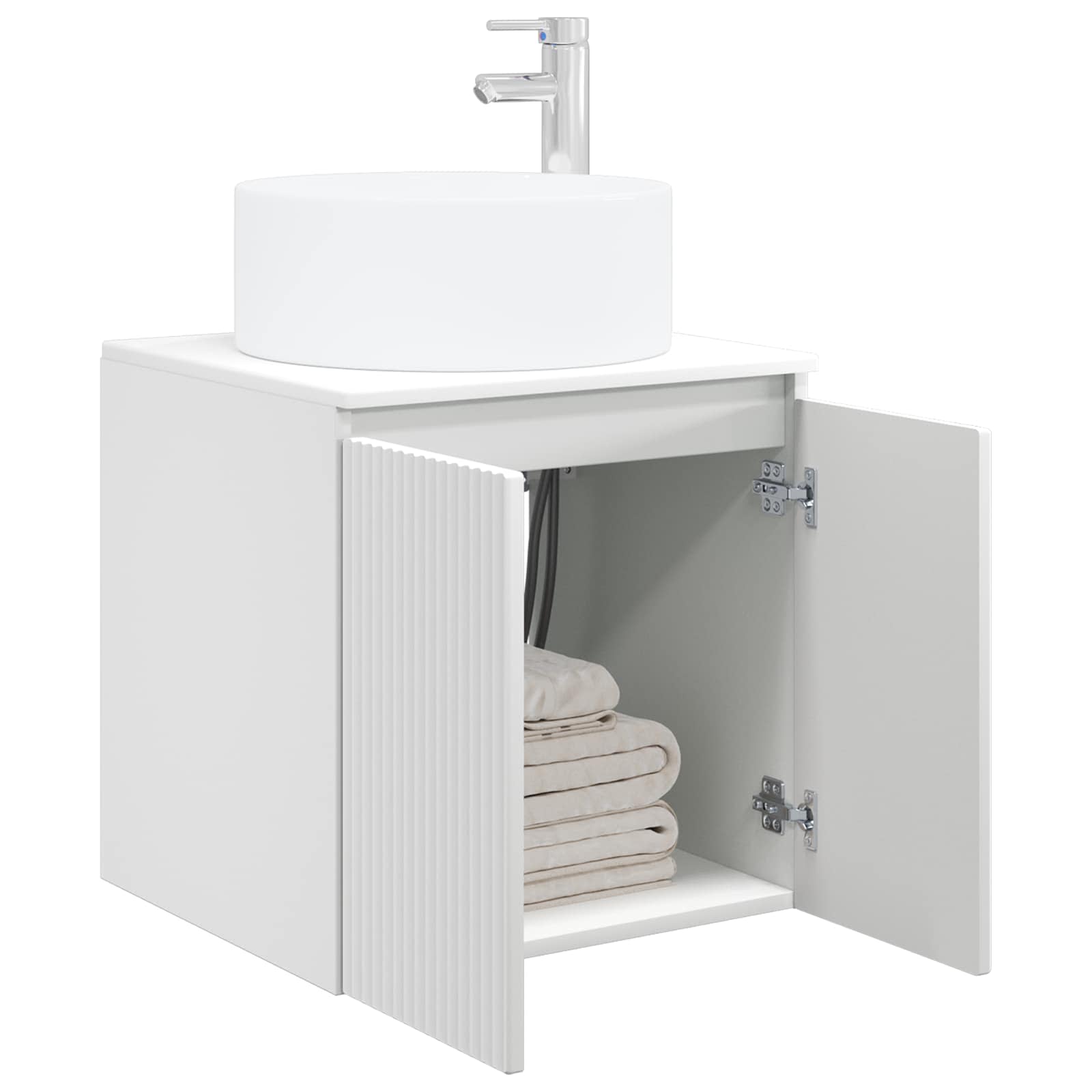Mobile lavabo da parete Bianco 49,5 x 44,5 x 65,5 cm | homemem39