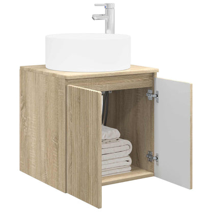 Mobile lavabo da parete Rovere Sonoma 49,5 x 44,5 x 65,5 cm | homemem39