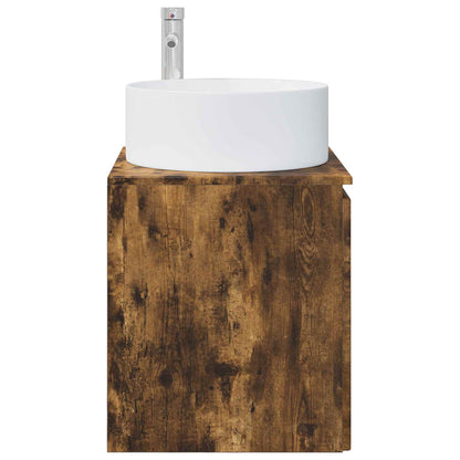 Mobile lavabo da parete Rovere Fumo 49,5 x 44,5 x 65,5 cm | homemem39
