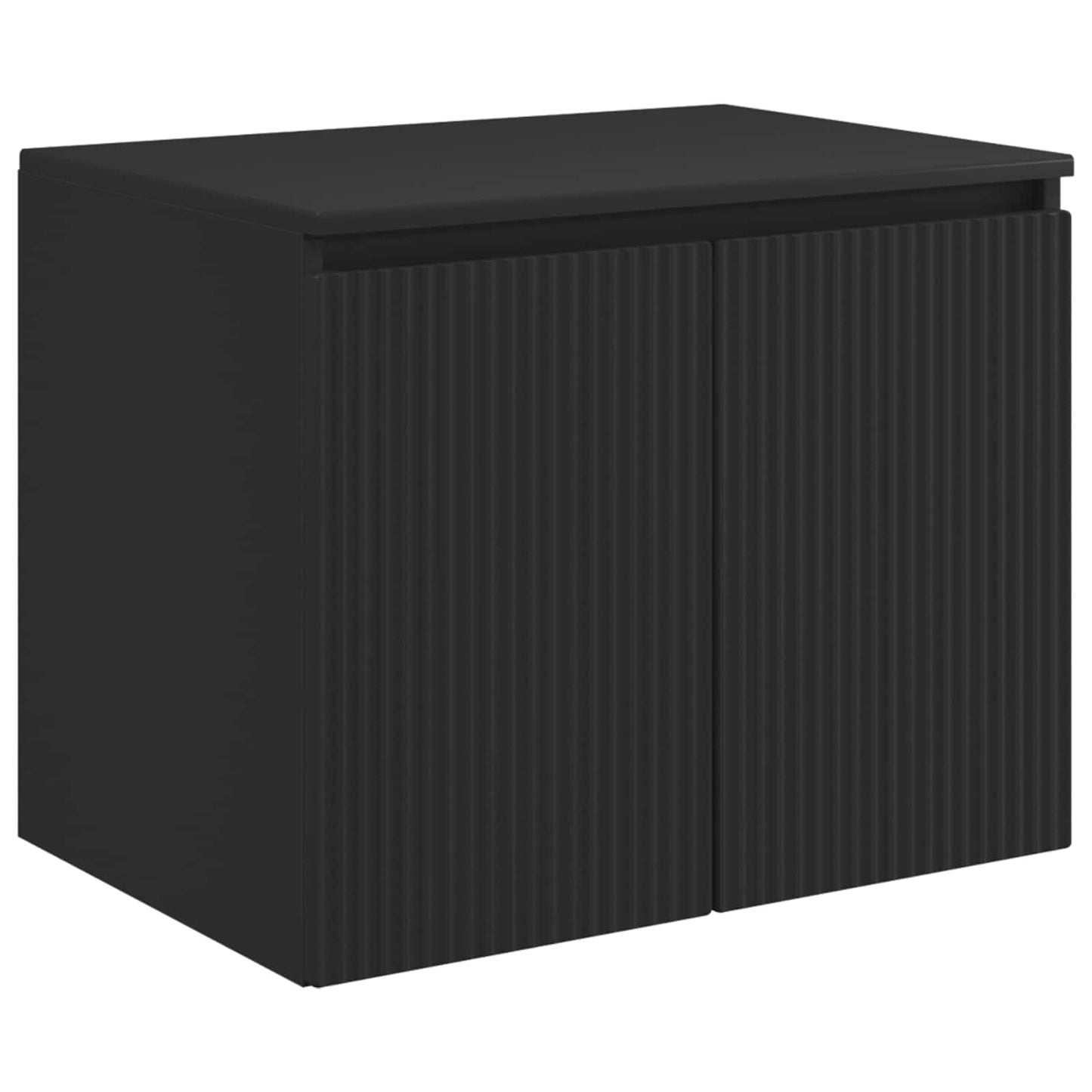 Mobiletto da Bagno a Muro Nero 62,5 x 44,5 x 50 cm | homemem39