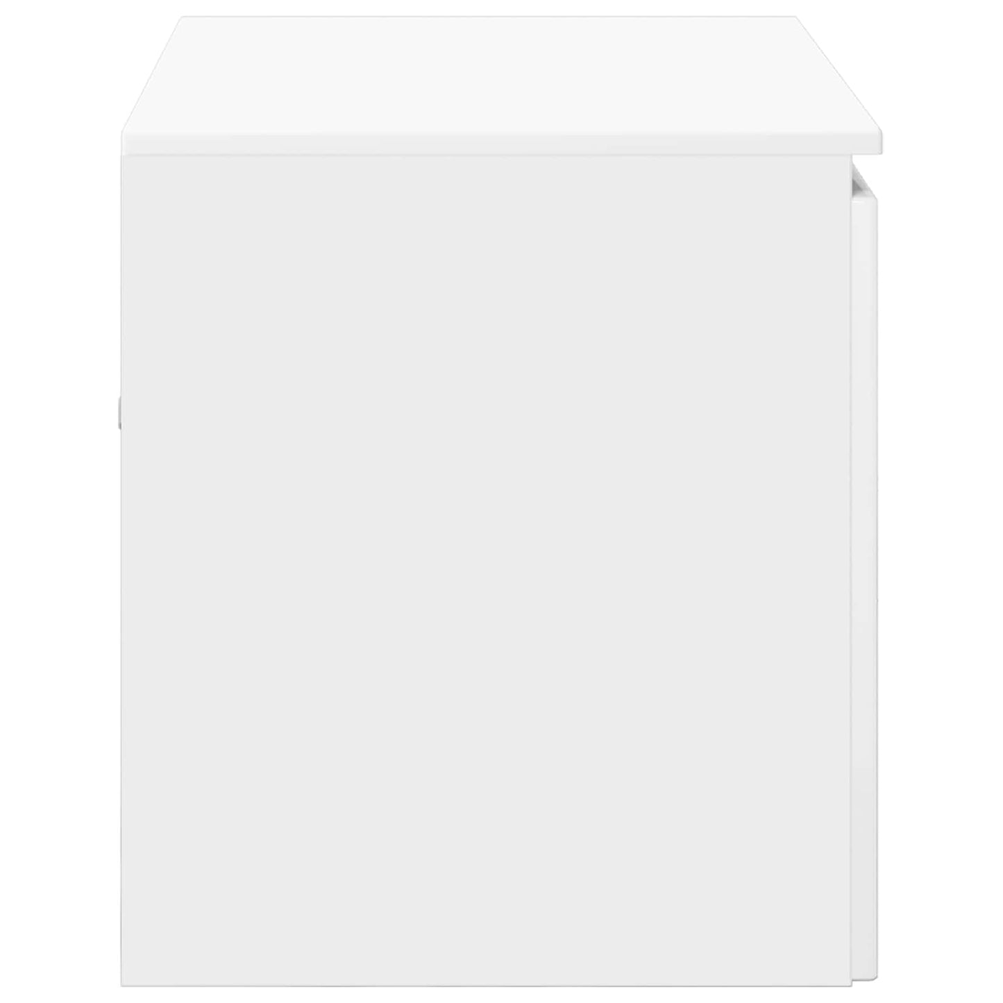 Mobiletto da Bagno a Muro Bianco Lucido 62,5 x 44,5 x 50 cm | homemem39