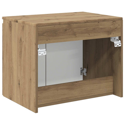 Mobiletto da Bagno a Muro Rovere Artigianale | homemem39