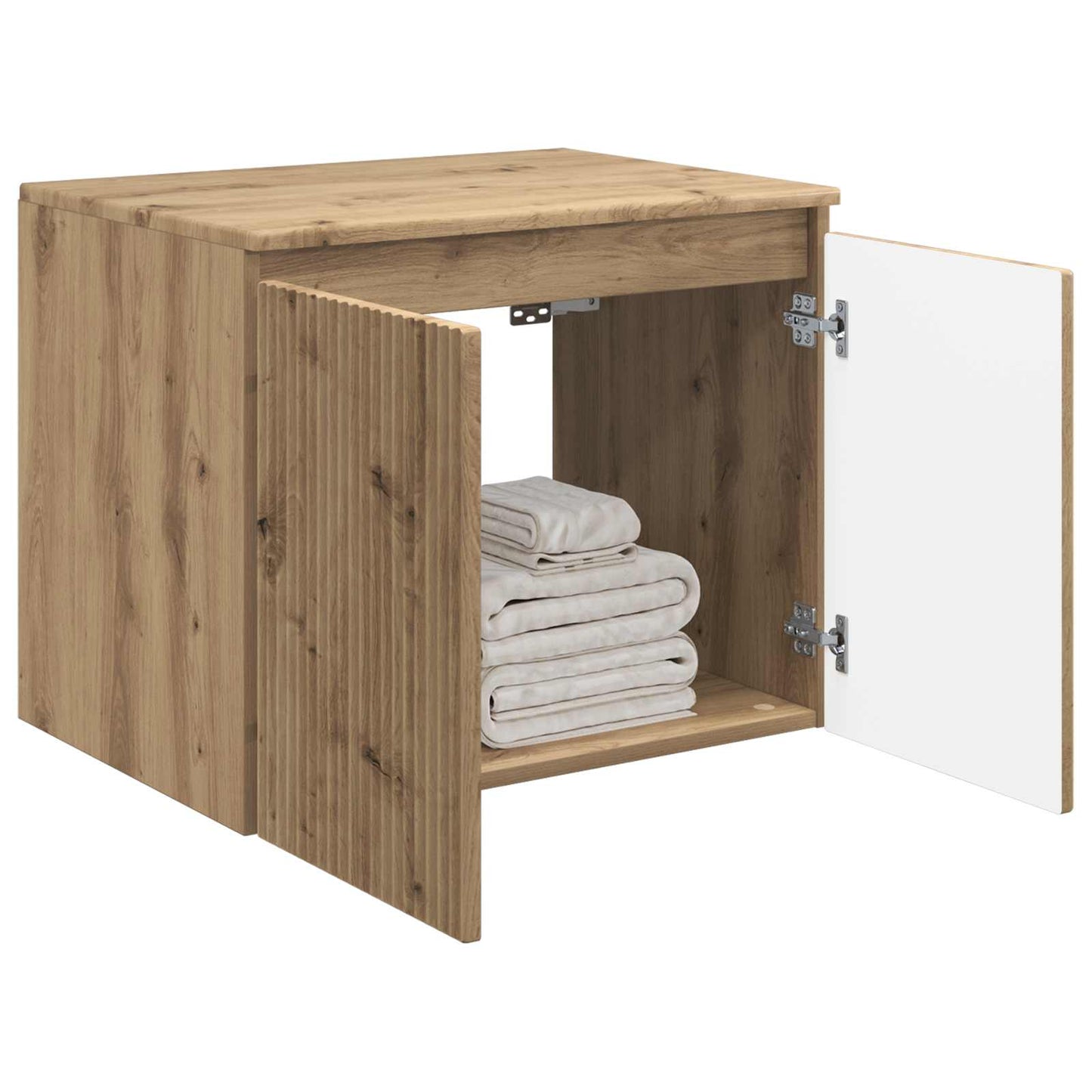 Mobiletto da Bagno a Muro Rovere Artigianale | homemem39