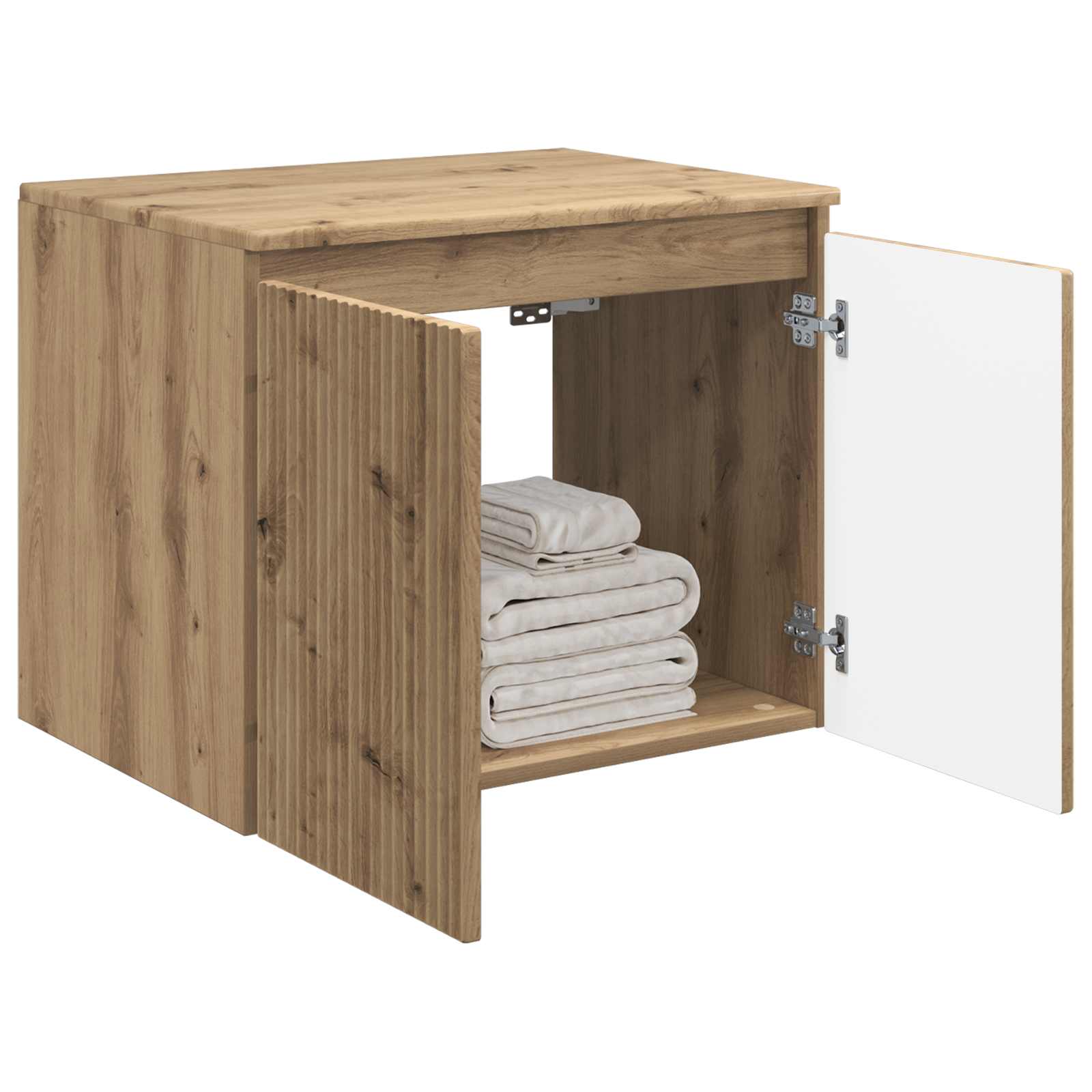 Mobiletto da Bagno a Muro Rovere Artigianale | homemem39