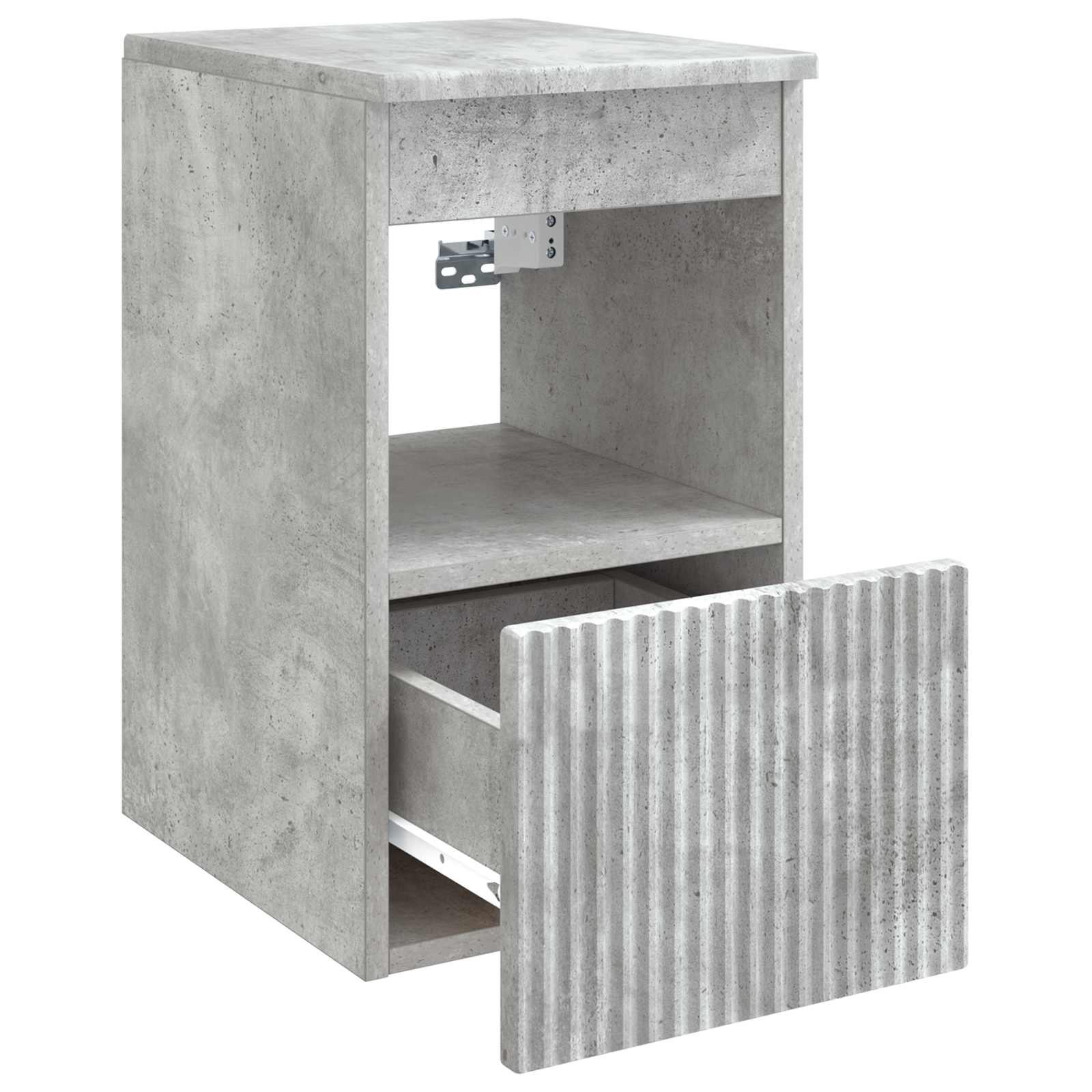 Mobile da Bagno Grigio Cemento 30 x 35 x 50 cm | homemem39