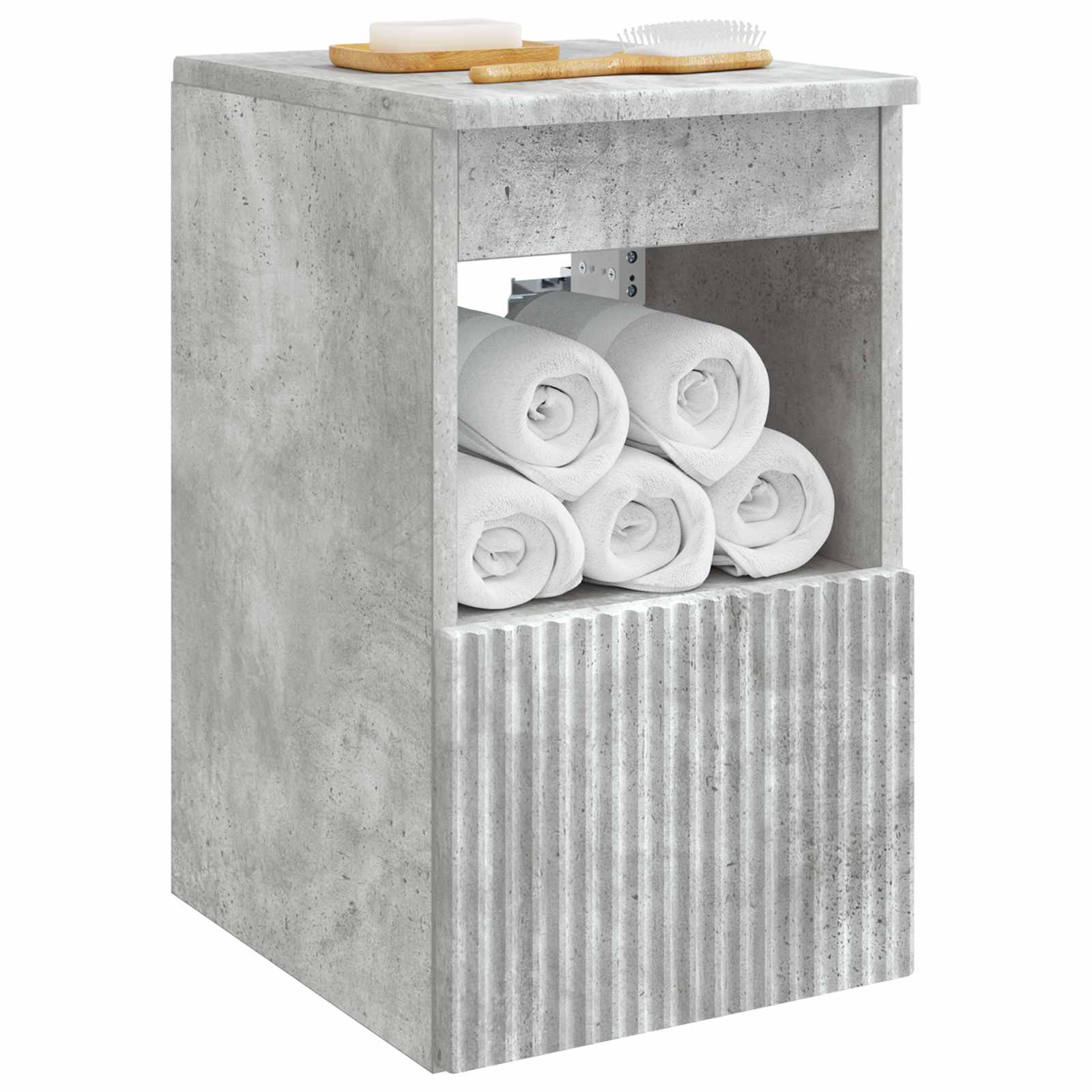 Mobile da Bagno Grigio Cemento 30 x 35 x 50 cm | homemem39