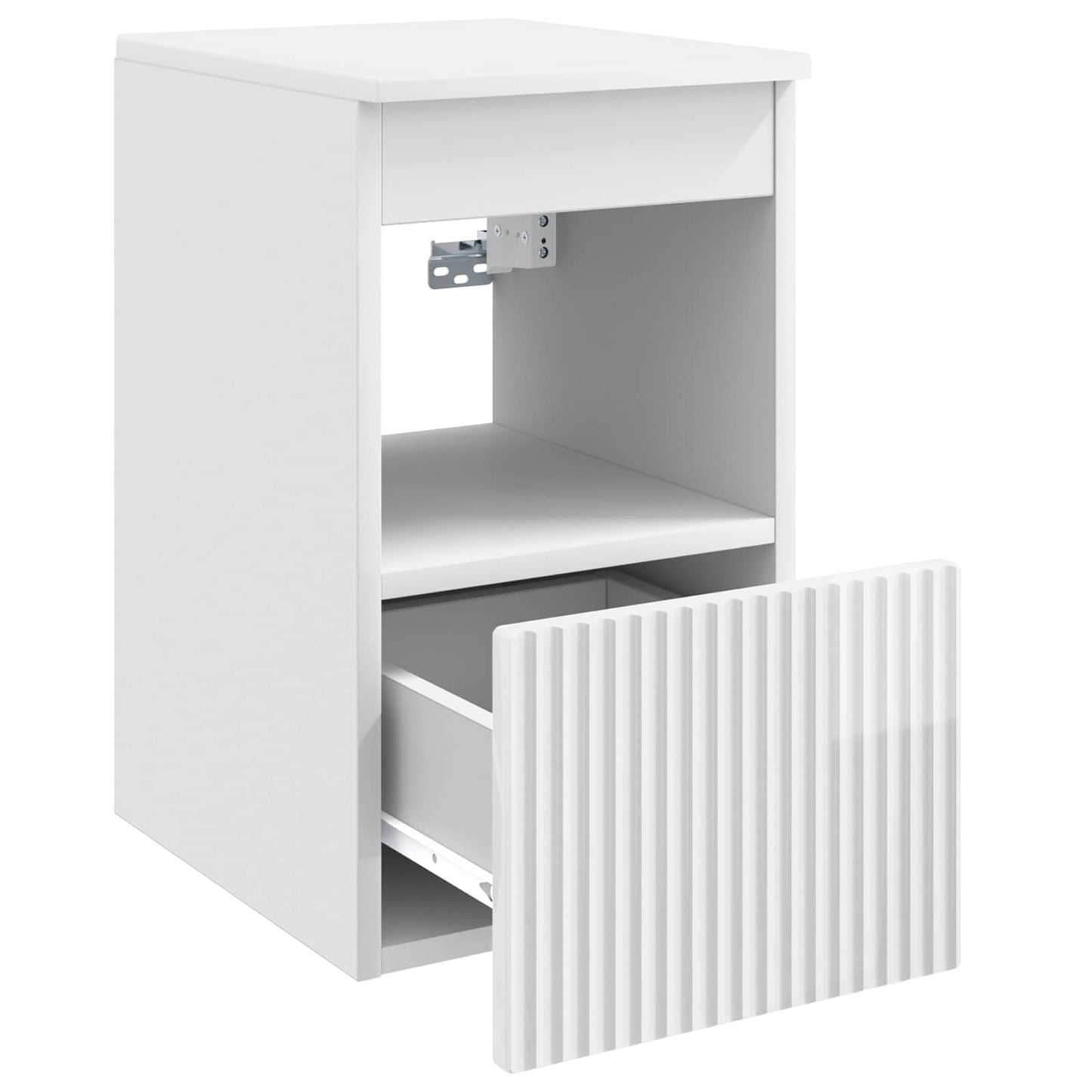 Mobile da Bagno Bianco Lucido 30 x 35 x 50 cm | homemem39
