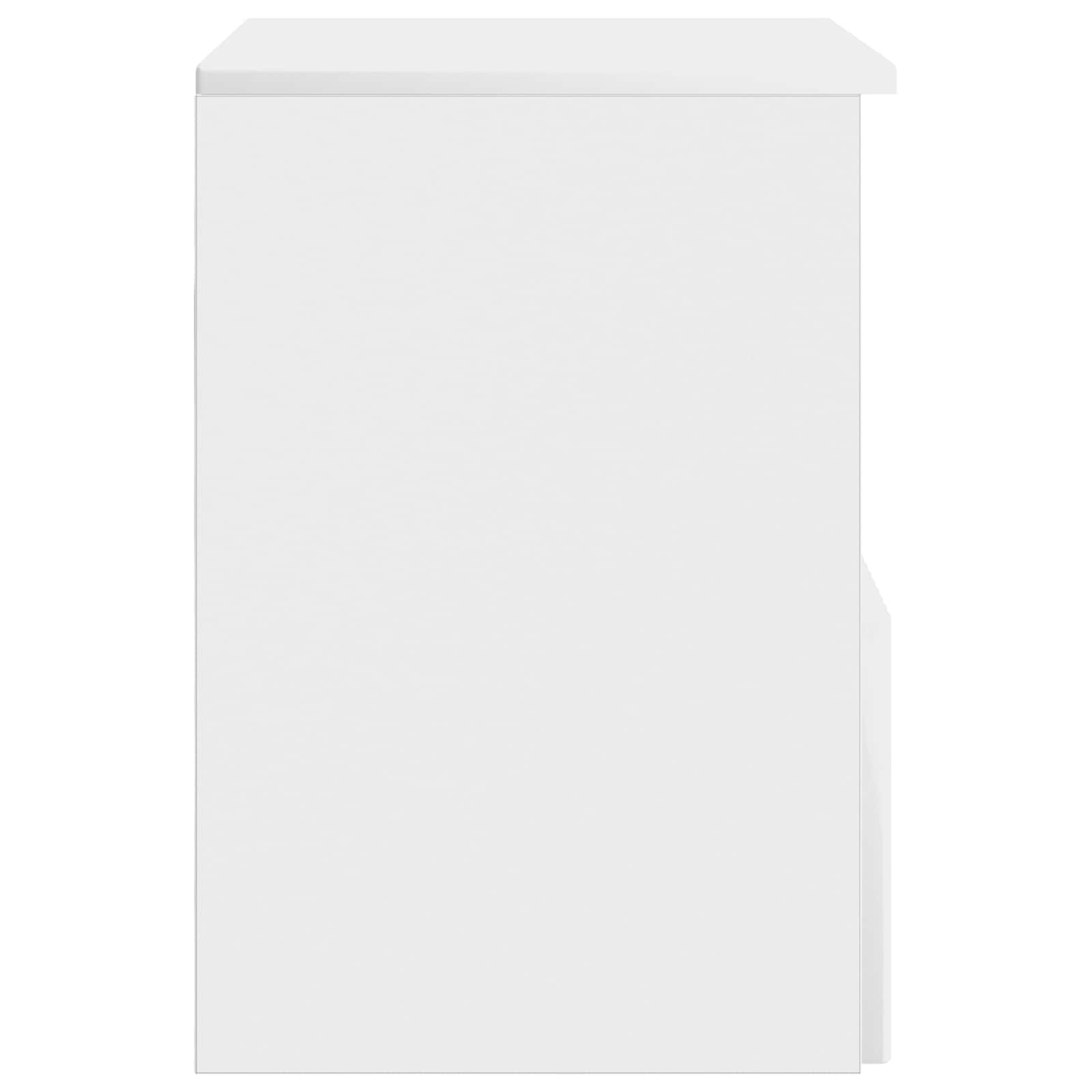 Mobile da Bagno Bianco Lucido 30 x 35 x 50 cm | homemem39