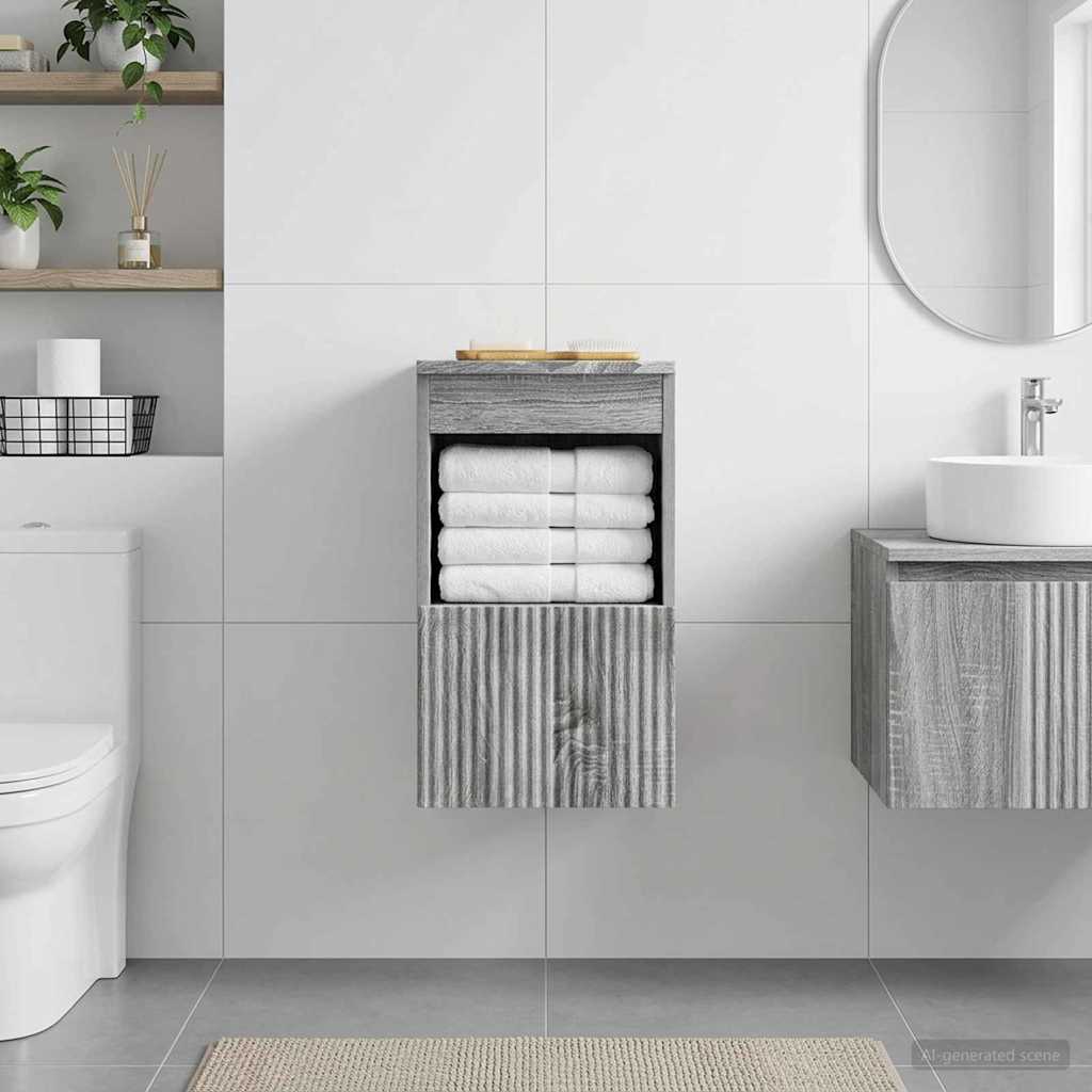 Mobile da Bagno Sonoma grigio 30 x 35 x 50 cm | homemem39