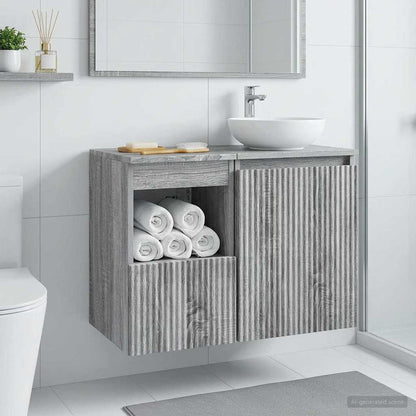 Mobile da Bagno Sonoma grigio 30 x 41 x 50 cm | homemem39
